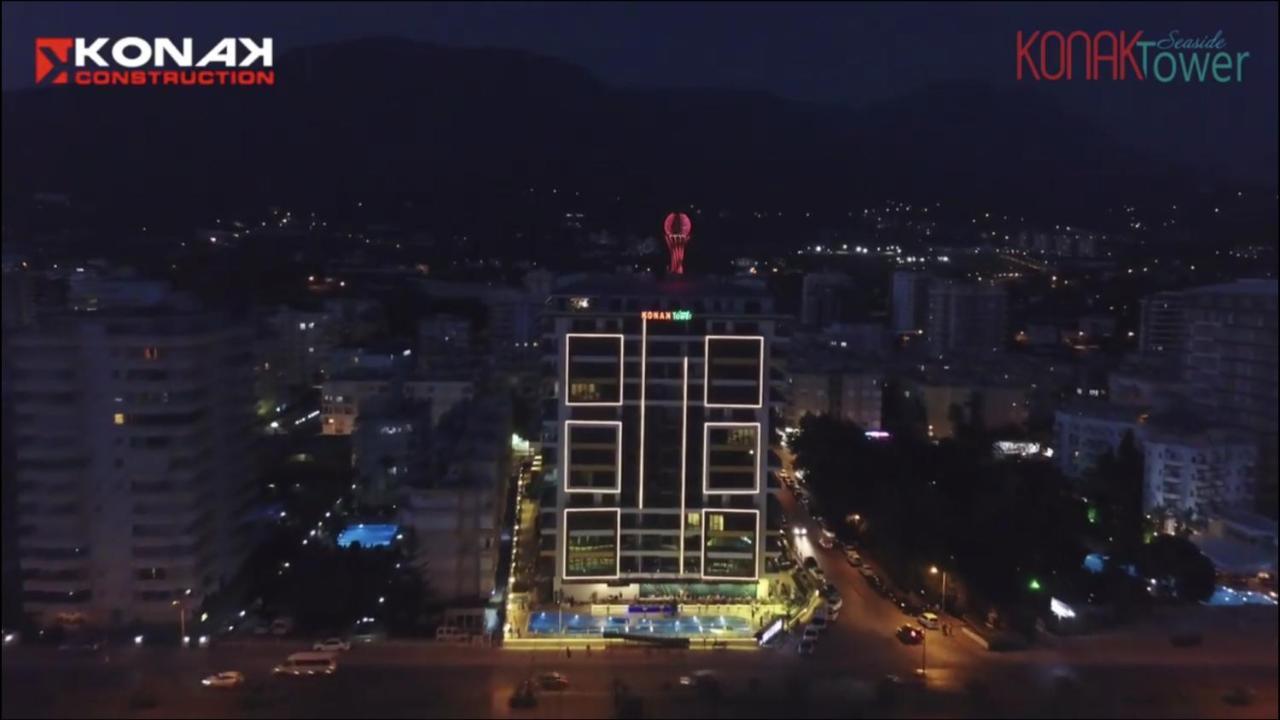 Konak Seaside Tower-King'S Apartments Mahmutlar Esterno foto